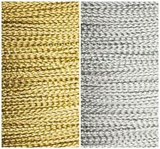 1mm Cord Ribbon. Metallic