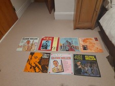 Collection of 8 Glenn Miller vinyl LPs Records Big Band Jazz Blue Moonlight 30s
