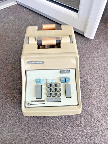 Vintage addo office adding - office,