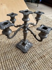 Antique Silver Plate Brass 5 -