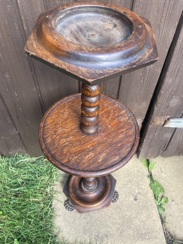 Antique oak stand - oak,