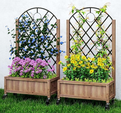 Trellis planter box - box, 2