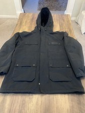 Barbour International Endo Waterproof Jacket Black, Hooded Size XXL