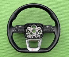 AUDI Q3 RSQ3 MK2 (F3) DSG PADDLE SHIFT FLAT BOTTOM STEERING WHEEL 2016 ONWARDS