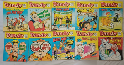 Vintage dandy comic library - vintage,