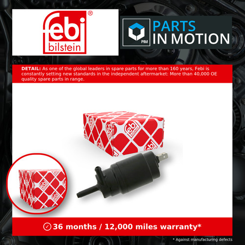 Washer pump fits vauxhall nova - pump,