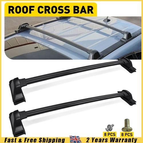Roof bars black cross - 2x,