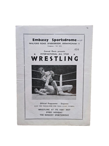 1965 british wrestling - british, program