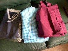 LADIES WOMEN TABARDs x 3 APRON OVERALL KITCHEN CATERING CLEANING  POCKET