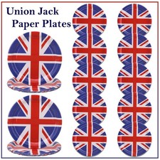 Union Jack Paper Plates UK