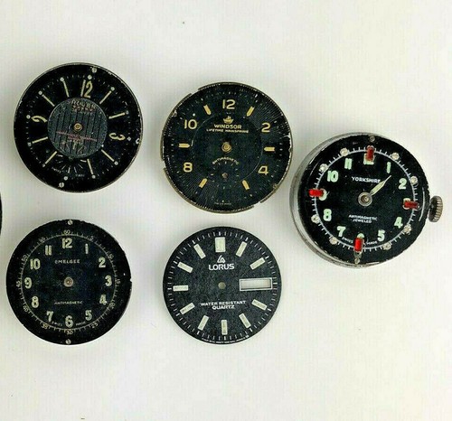 Lot black watch - watch, dials
