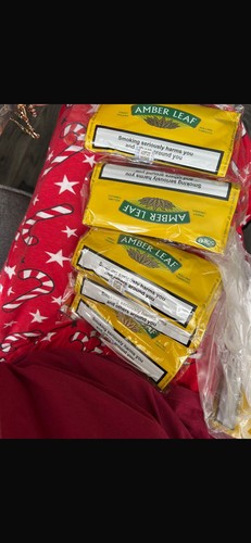 Amber leaf cigarette packets - amber,