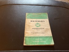 Matchless Maintenance Booklet 1939-55  Single Cylinder 347cc/498cc & 347 Ex W.D