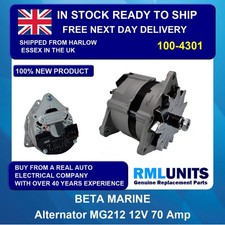 Beta Marine Alternator Fits 10
