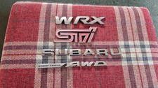 Subaru Sti Rear Badge Genuine