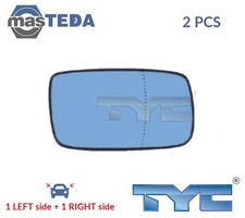 338-0009-1 REAR VIEW MIRROR GLASS PAIR LHD ONLY TYC 2PCS NEW OE REPLACEMENT