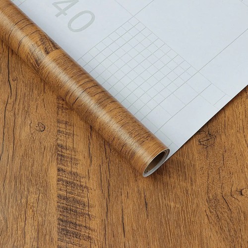 Wood grain vinyl sticker - sticker, self