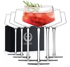  Martini Glasses Set of 6, 8Oz