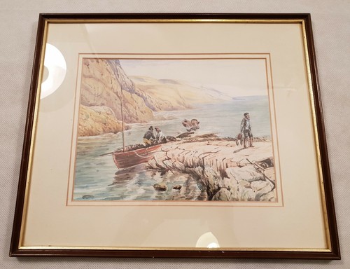 Seascape watercolour painting - seascape,
