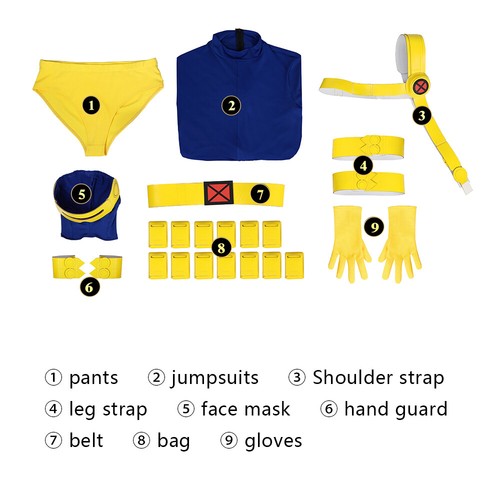 Men cyclops jumpsuit - x-men,