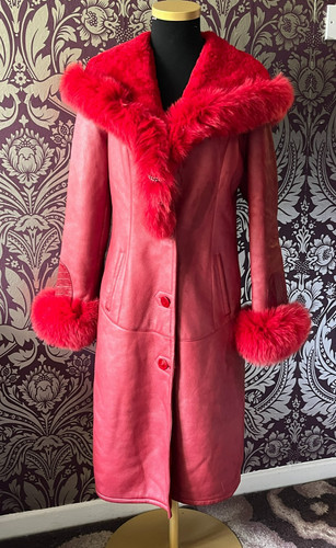 Bravo red leather fox - fox, fur