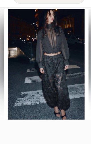 Nwt zara sequin balloon pants - nwt,