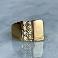 Square Signet Ring With