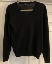 F&F Signature Black Cashmere V
