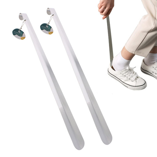 Long handled metal shoe - long,