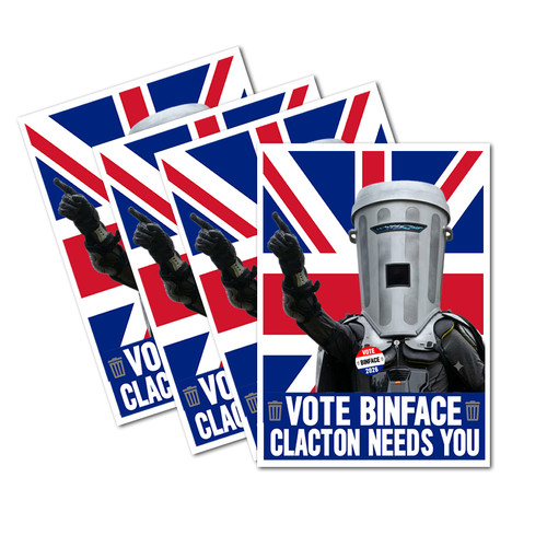 Vote count binface waterproof - vote,