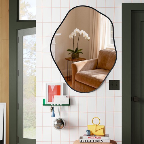 Black irregular mirrors for - irregular,