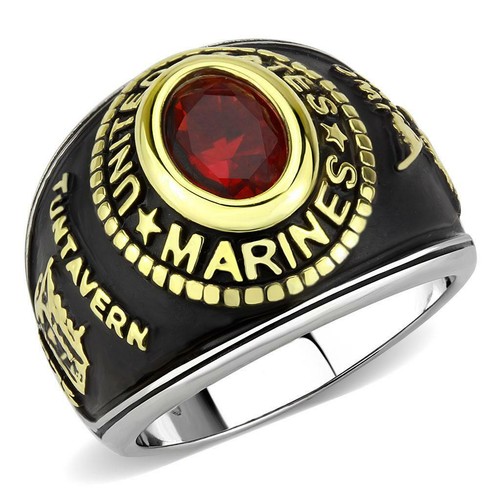Mens marines ring - , gold
