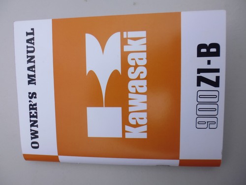 Kawasaki z1b owners manual - z1b,