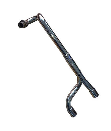 Chrome dual exhaust - dual,