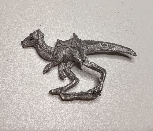 Space marine riding lizard - space,