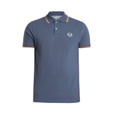 Sergio Tacchini Vintage 8712-186 Contrast Stripe Collar Polo 80s Classics Top