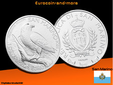 5 Euro San Marino 2025 - Peregrine Falcon - BU -- 1oz Silver Ag999 - In Capsule