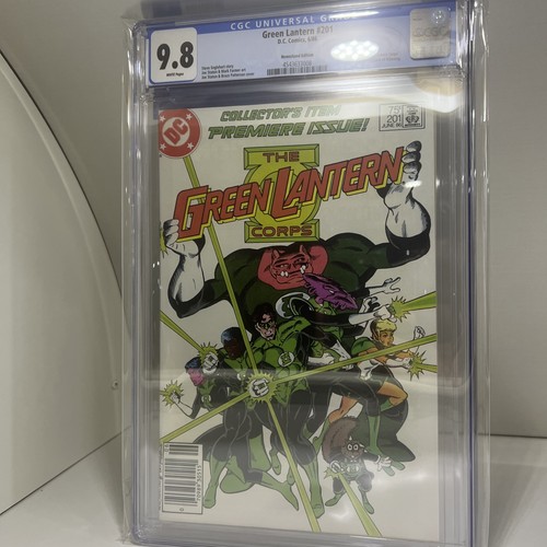 Green lantern 201 cgc - green, graded