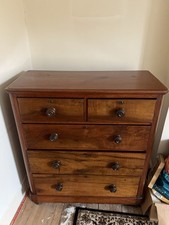 Vintage Mahogany Chest of Drawers - Quality Solid Wood