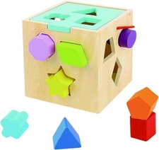 Wooden Shape Sorter With 12
