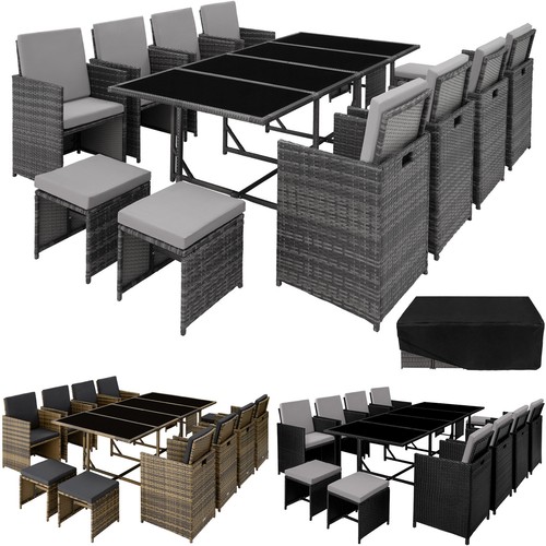 Garden dining set rattan - garden, in
