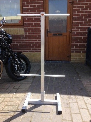 Motorcycle wheel tree stand - motorcycle,