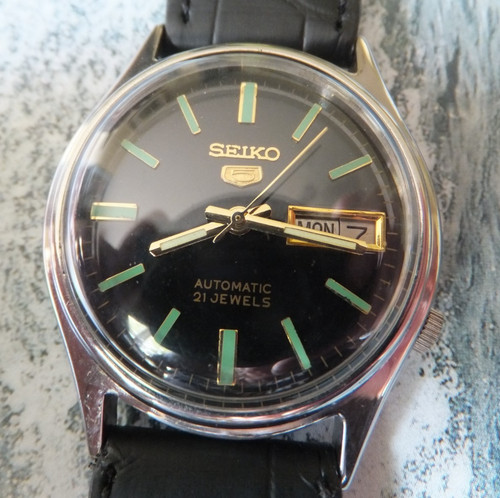 Seiko 7009 3061 gloss - 7009-3061, black