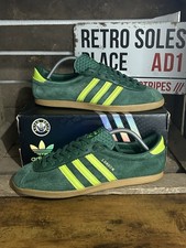 Adidas Originals ® London Slime Green Suede UK Size 9.5 2010