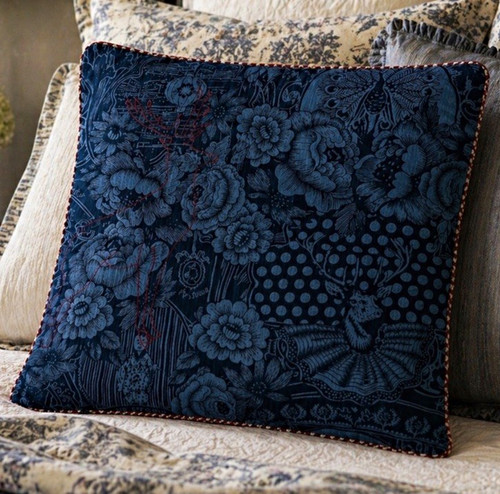 Pip studio blue - blue, floral
