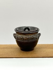 1:12 Artisan Carol Mann Lidded Pot For Dolls House