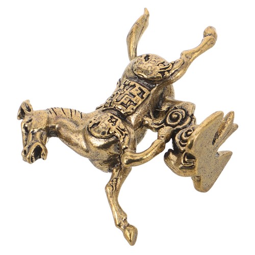 Mini brass horse statue - mini,