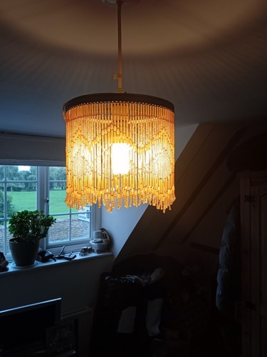 Vintage retro glass beaded - retro,