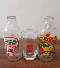 Advertising Milk Bottles And Glass