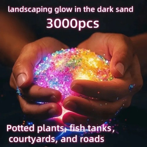 3000pcs luminous garden sand - 3000pcs,